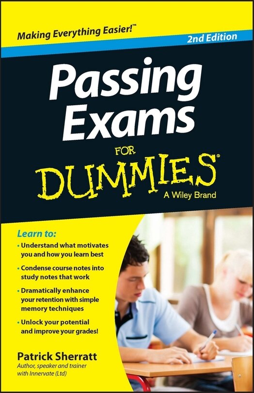 Front cover_Passing Exams For Dummies