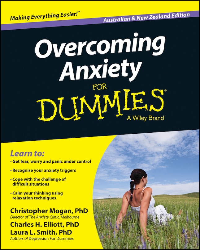 Front cover_Overcoming Anxiety For Dummies - Australia / NZ