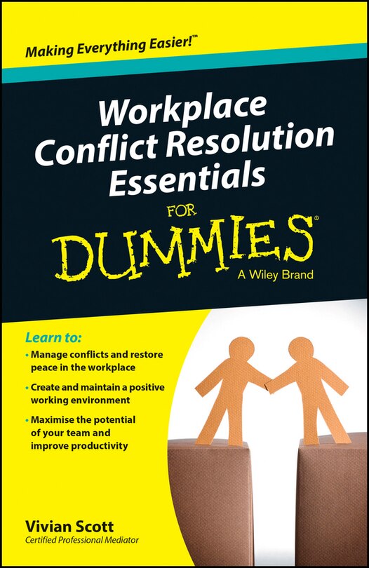 Front cover_Workplace Conflict Resolution Essentials For Dummies