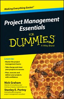 Couverture_Project Management Essentials For Dummies, Australian and New Zealand Edition