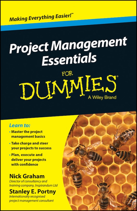 Couverture_Project Management Essentials For Dummies, Australian and New Zealand Edition