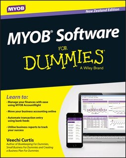 Front cover_MYOB Software For Dummies - NZ