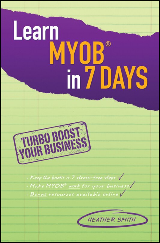 Front cover_Learn MYOB in 7 Days