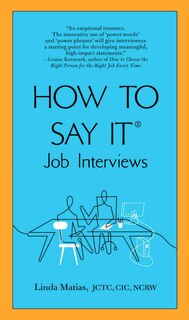 Front cover_How To Say It Job Interviews