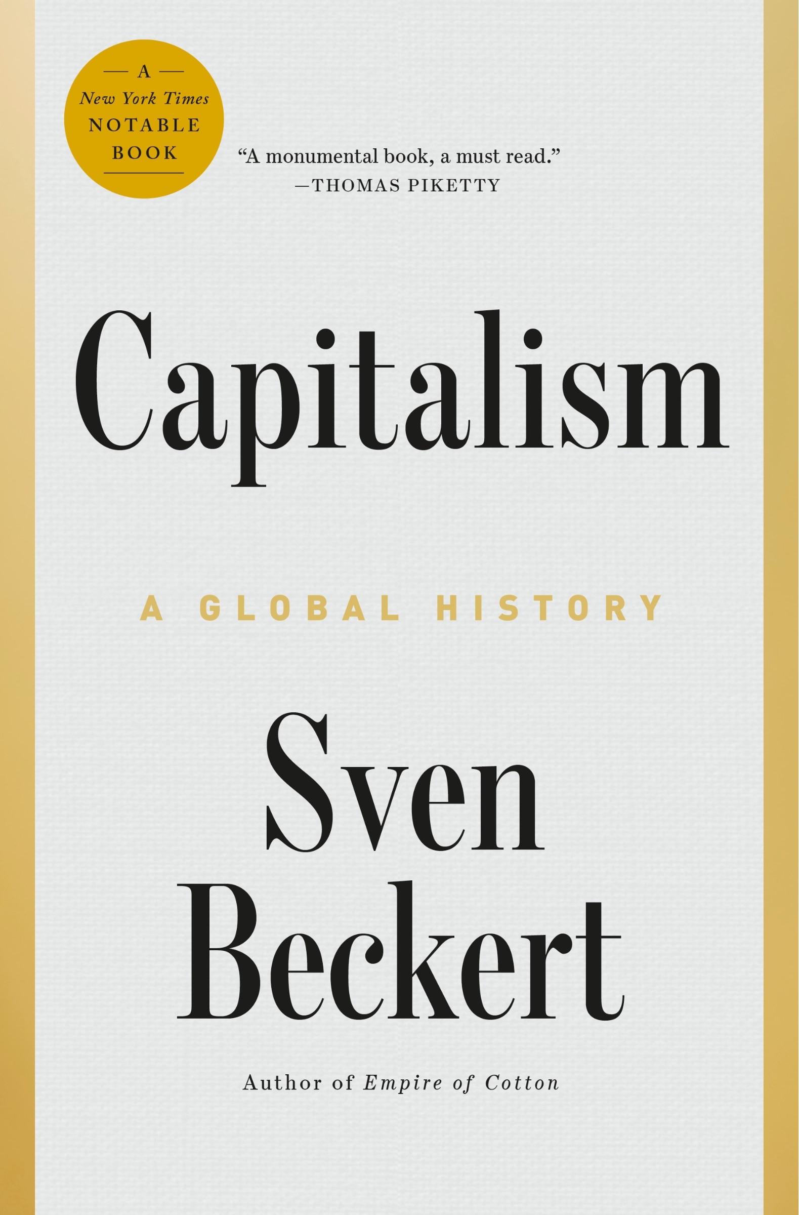 Capitalism: A Global History Book By Sven Beckert, ('tc') | Indigo