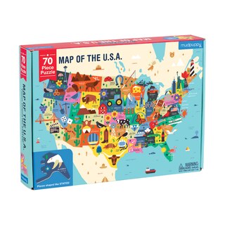 Couverture_Map Of The U.s.a. Puzzle