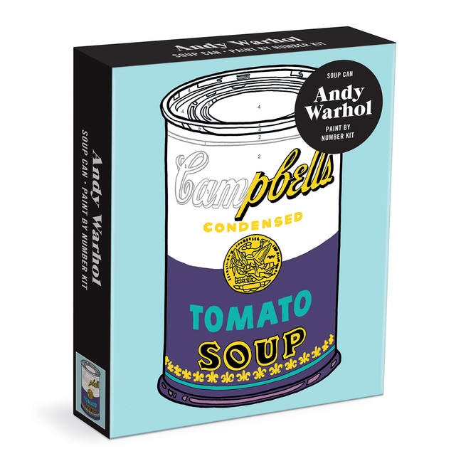 Front cover_Andy Warhol Soup Can Paint By Number Kit
