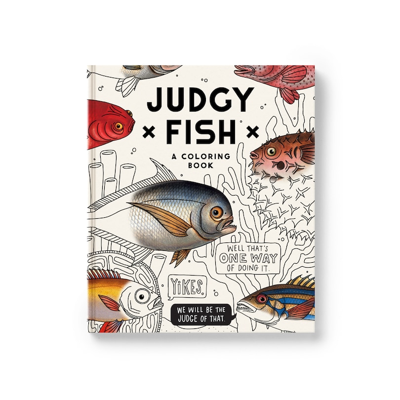 Front cover_Judgy Fish Coloring Book