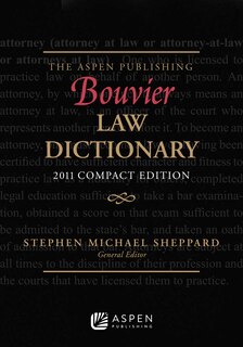 Front cover_The Aspen Publishing Bouvier Law Dictionary