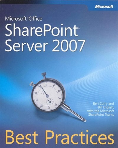 Front cover_Microsoft Office Sharepoint Server 2007 Best Practices