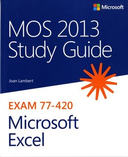 Front cover_Mos 2013 Study Guide For Microsoft Excel