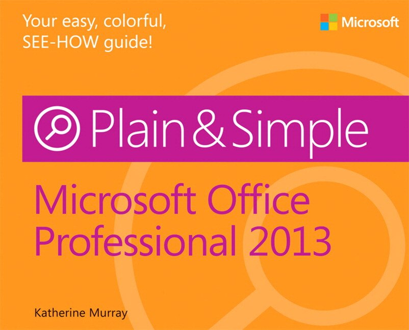 Couverture_Microsoft Office Professional 2013 Plain & Simple