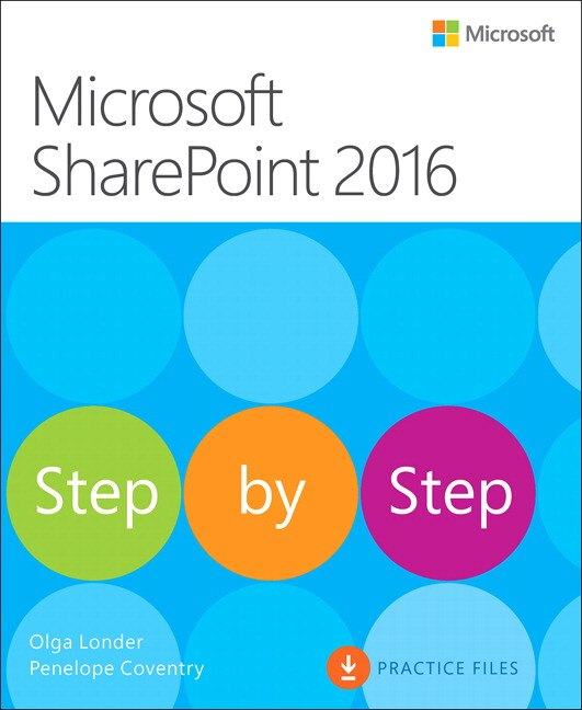Front cover_Microsoft SharePoint 2016 Step by Step