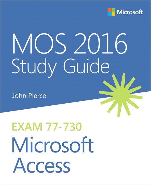Front cover_Mos 2016 Study Guide For Microsoft Access