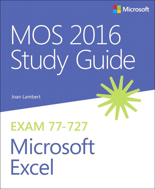 Front cover_Mos 2016 Study Guide For Microsoft Excel
