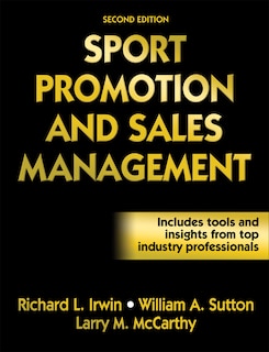 Front cover_Sport Promotion And Sales Management