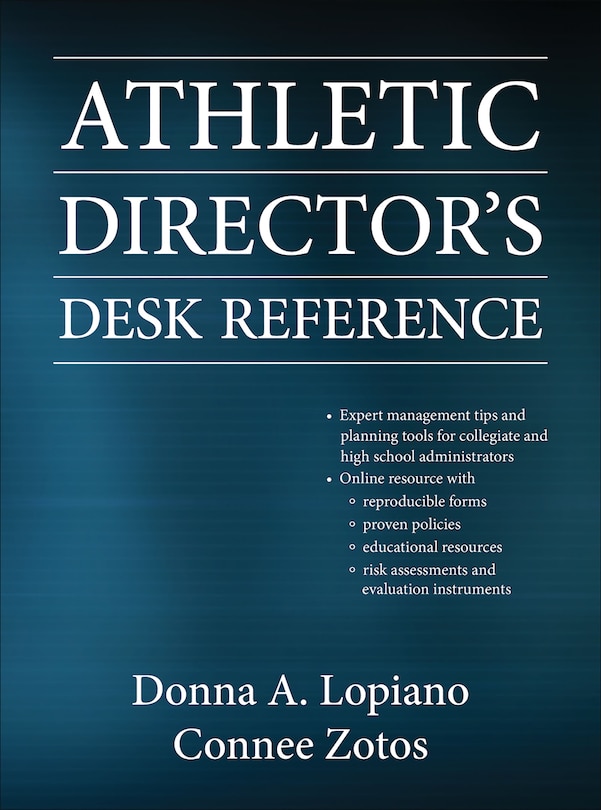 Front cover_Athletic Director's Desk Reference