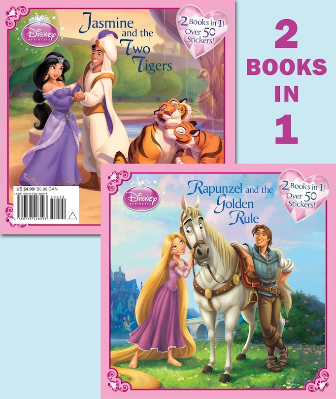 Front cover_Rapunzel And The Golden Rule/jasmine And The Two Tigers (disney Princess)