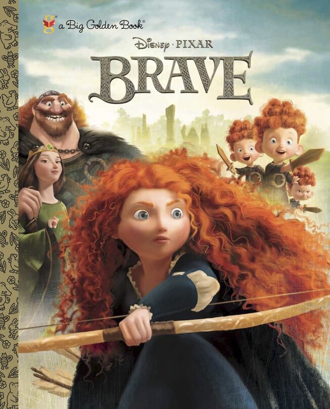 Front cover_Brave Big Golden Book (disney/pixar Brave)