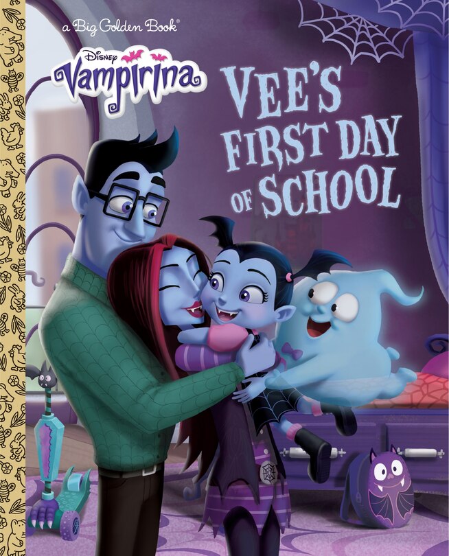 Front cover_Vee's First Day Of School (disney Junior: Vampirina)