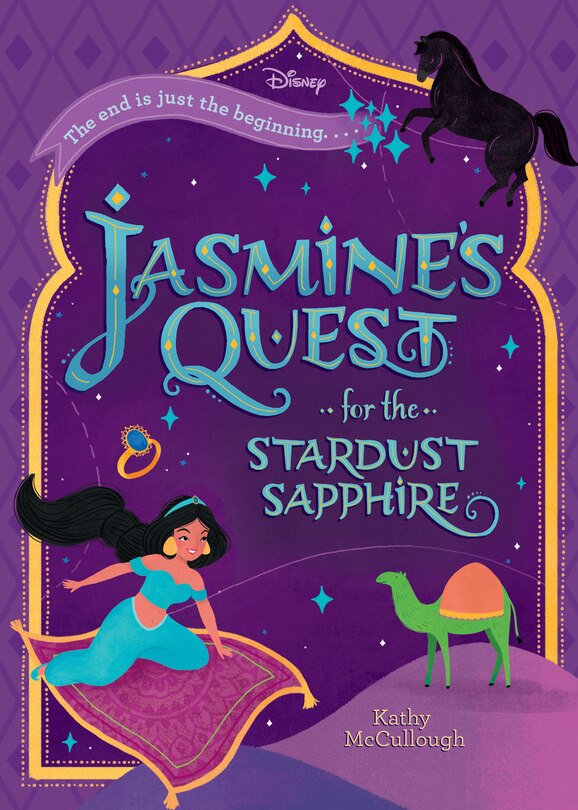 Front cover_Jasmine's Quest For The Stardust Sapphire (disney Aladdin)