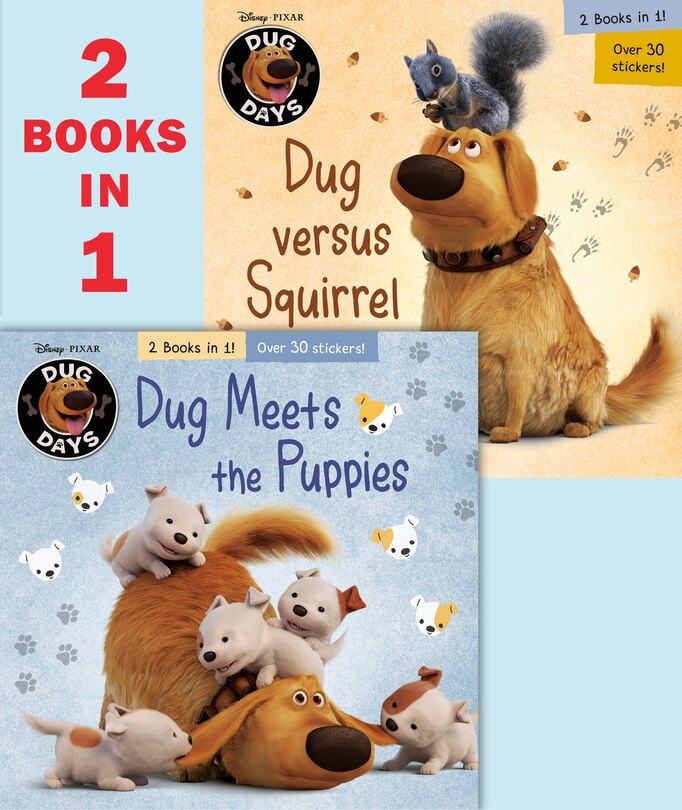 Front cover_Dug Meets The Puppies/dug Versus Squirrel (disney/pixar Dug Days)