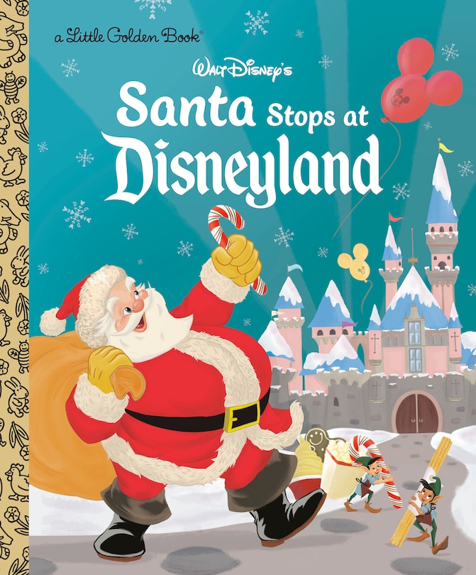 Front cover_Santa Stops At Disneyland (disney Classic)