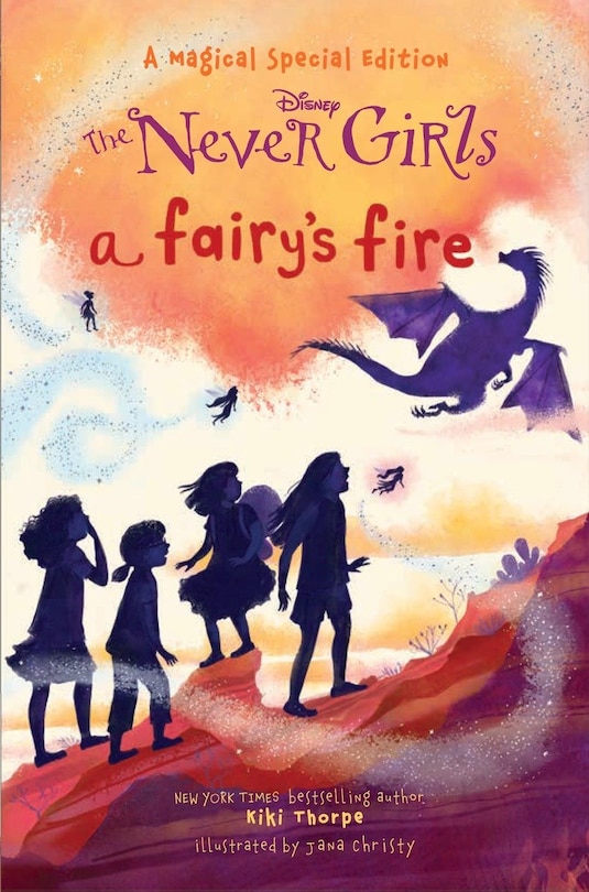 Front cover_A Fairy's Fire (disney: The Never Girls)