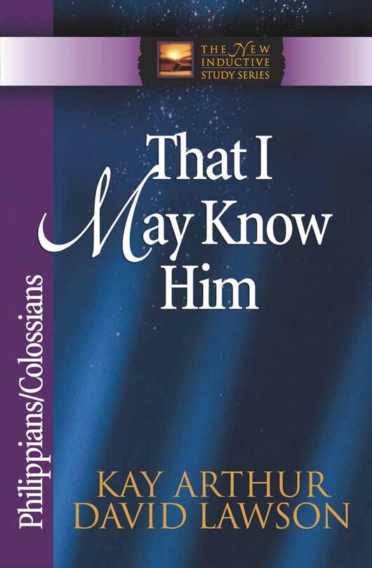 Couverture_That I May Know Him