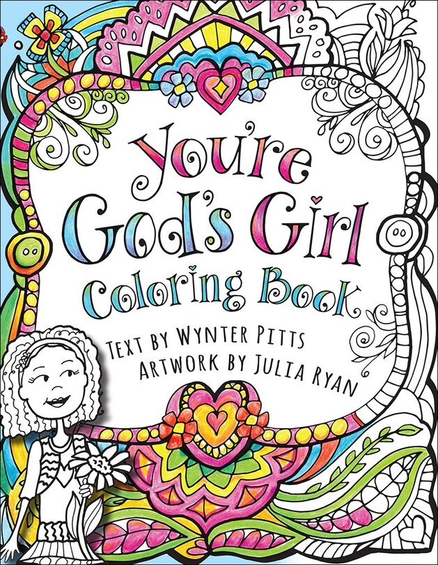 Front cover_You're God's Girl! Coloring Book