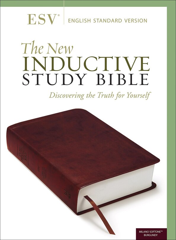 Front cover_The New Inductive Study Bible (ESV, Milano Softone, Burgundy)