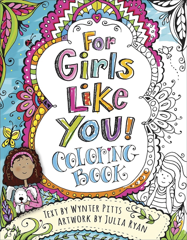 Front cover_For Girls Like You Coloring Book