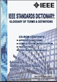 Front cover_IEEE Standards Dictionary
