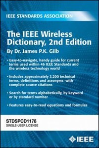 Couverture_The IEEE Wireless Dictionary, Second Edition