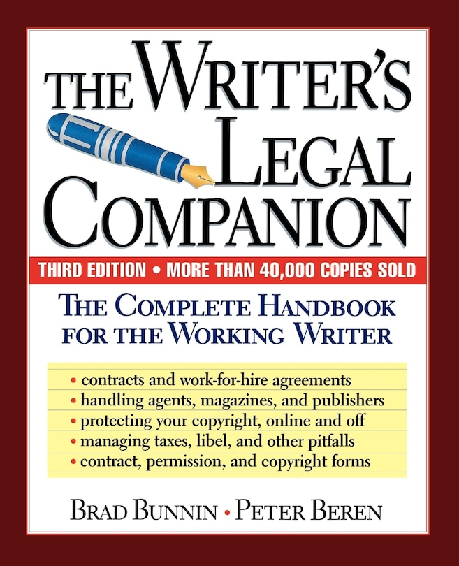 Front cover_The Writer's Legal Companion