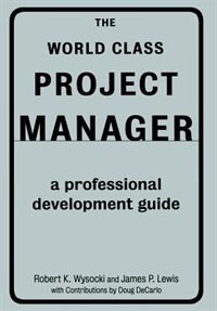 Front cover_The World Class Project Manager