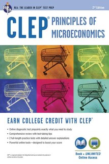 Front cover_Clep(tm) Principles Of Microeconomics Book + Online