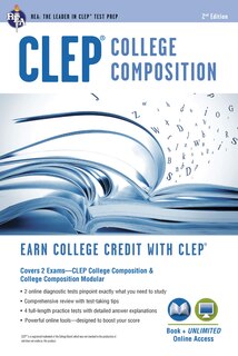 Front cover_Clep(r) College Composition 2nd Ed., Book + Online