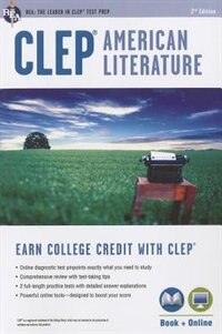 Front cover_Clep(tm) American Literature Book + Online