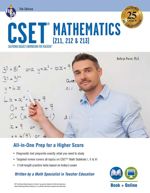 Front cover_Cset Mathematics Book + Online