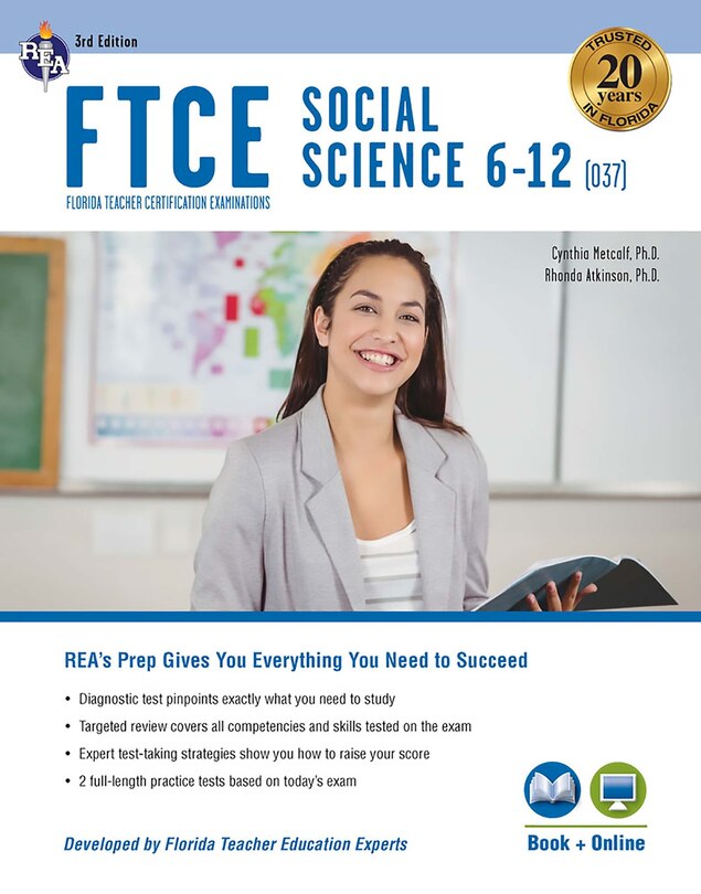 Front cover_FTCE Social Science 6-12 (037) Book + Online