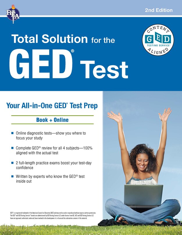 GED Total Solution, for the 20242025 GED Test, 2nd Edition Indigo