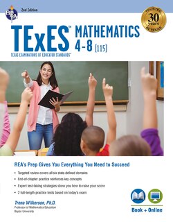 Front cover_TExES Mathematics 4-8 (115) Study Guide 2025-2026