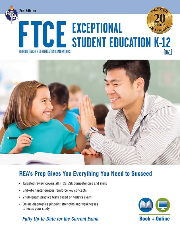Front cover_FTCE Exceptional Student Education K-12 (061) Book + Online 2e