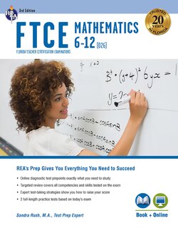 Front cover_FTCE Mathematics 6-12 (026) 3rd Ed., Book + Online