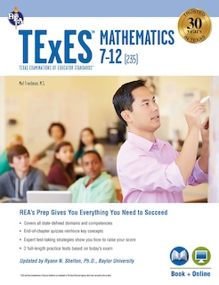 Front cover_TExES Mathematics 7-12 (235) Book + Online