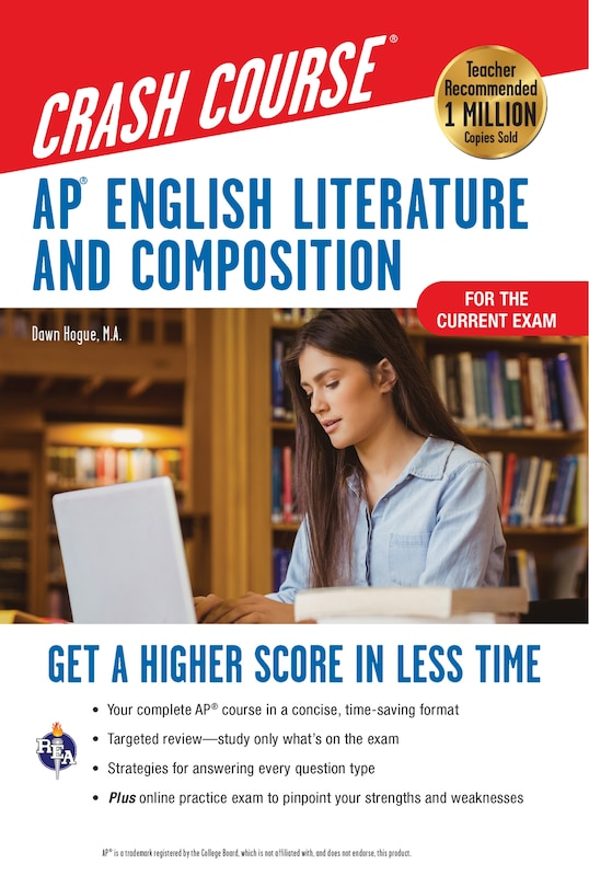 Front cover_Ap(r) English Literature & Composition Crash Course, Book + Online