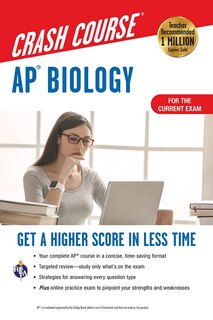 Front cover_Ap(r) Biology Crash Course, Book + Online