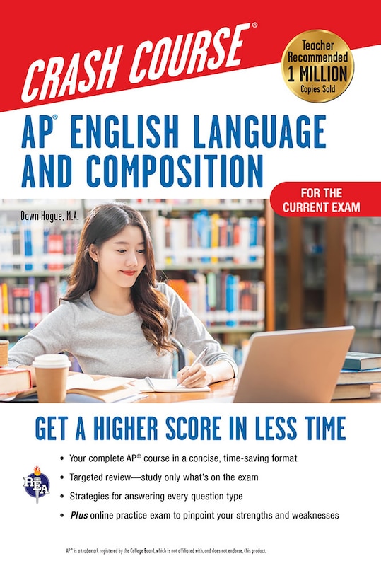 Front cover_Ap(r) English Language & Composition Crash Course, 3rd Ed., Book + Online