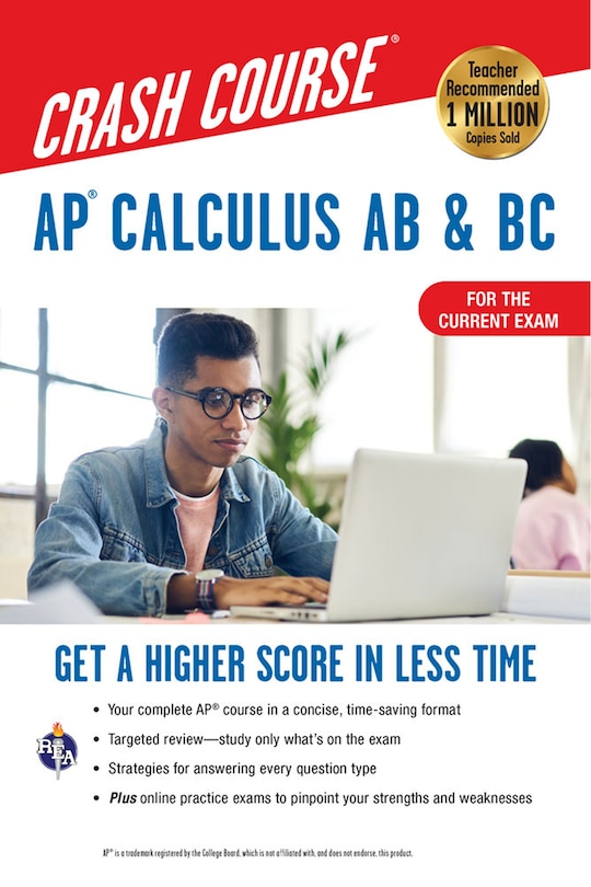 Couverture_Ap(r) Calculus AB & BC Crash Course 3rd Ed., Book + Online